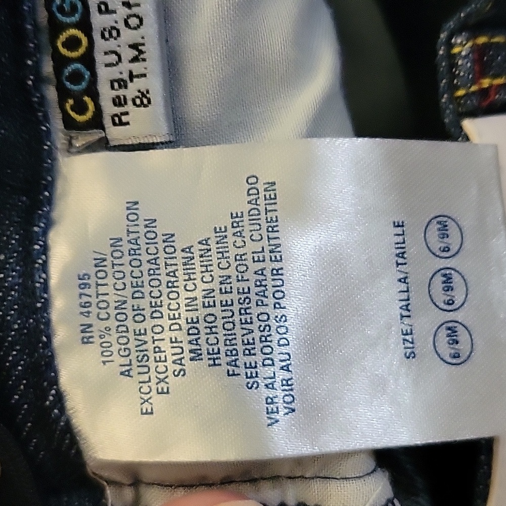 Coogi | Baby Boys Dark Wash Jeans in Size 6-9 Months - Heard The Buzz? - Picture 7 of 9